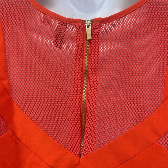 Kut from the Kloth Red Sleeveless Mesh/Fabric Blouse Medium - Picture 13 of 13